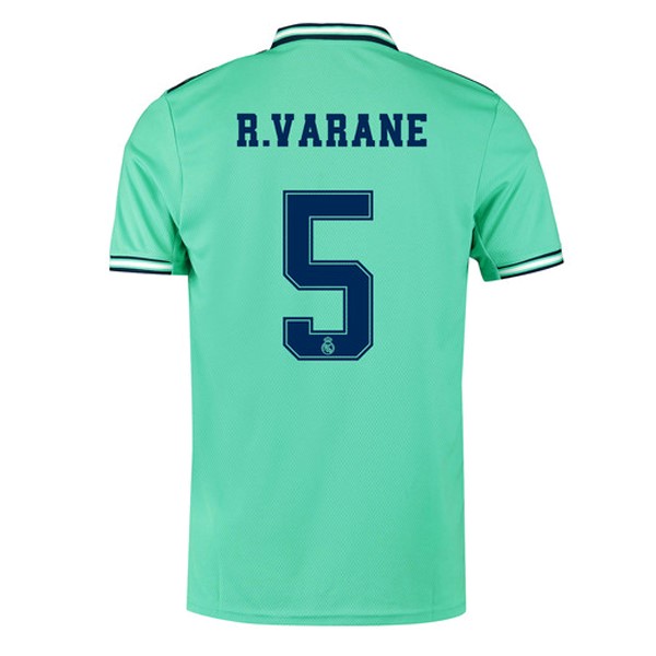 Camiseta Real Madrid NO.5 Varane 3ª 2019/20 Verde